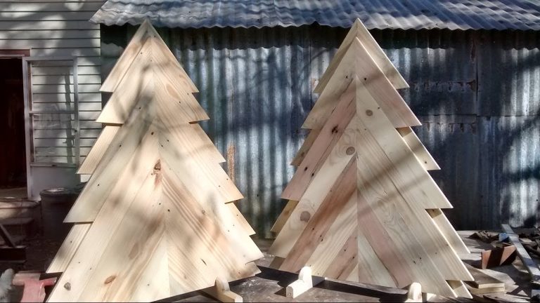comment fabriquer un sapin en bois de palette